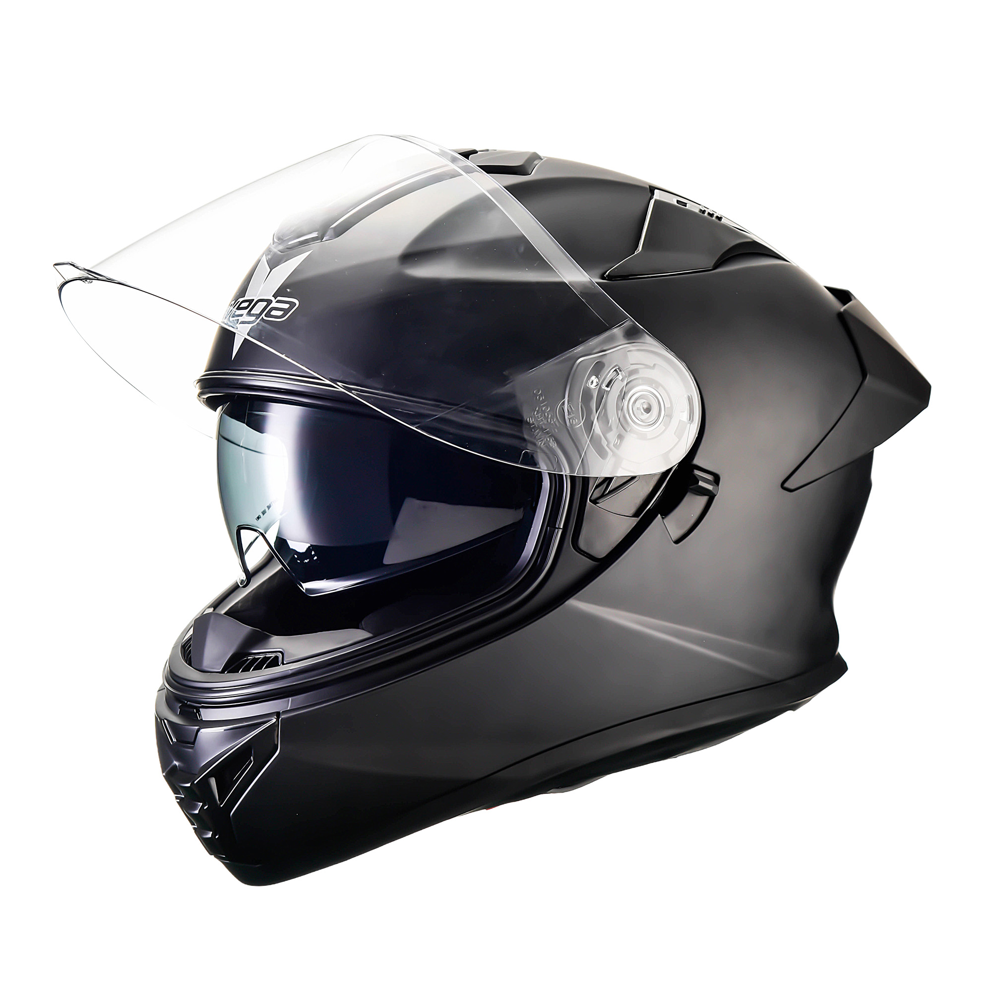 CASCO VEGA HOLESHOT GT MATTE BLACK - Imagen 2