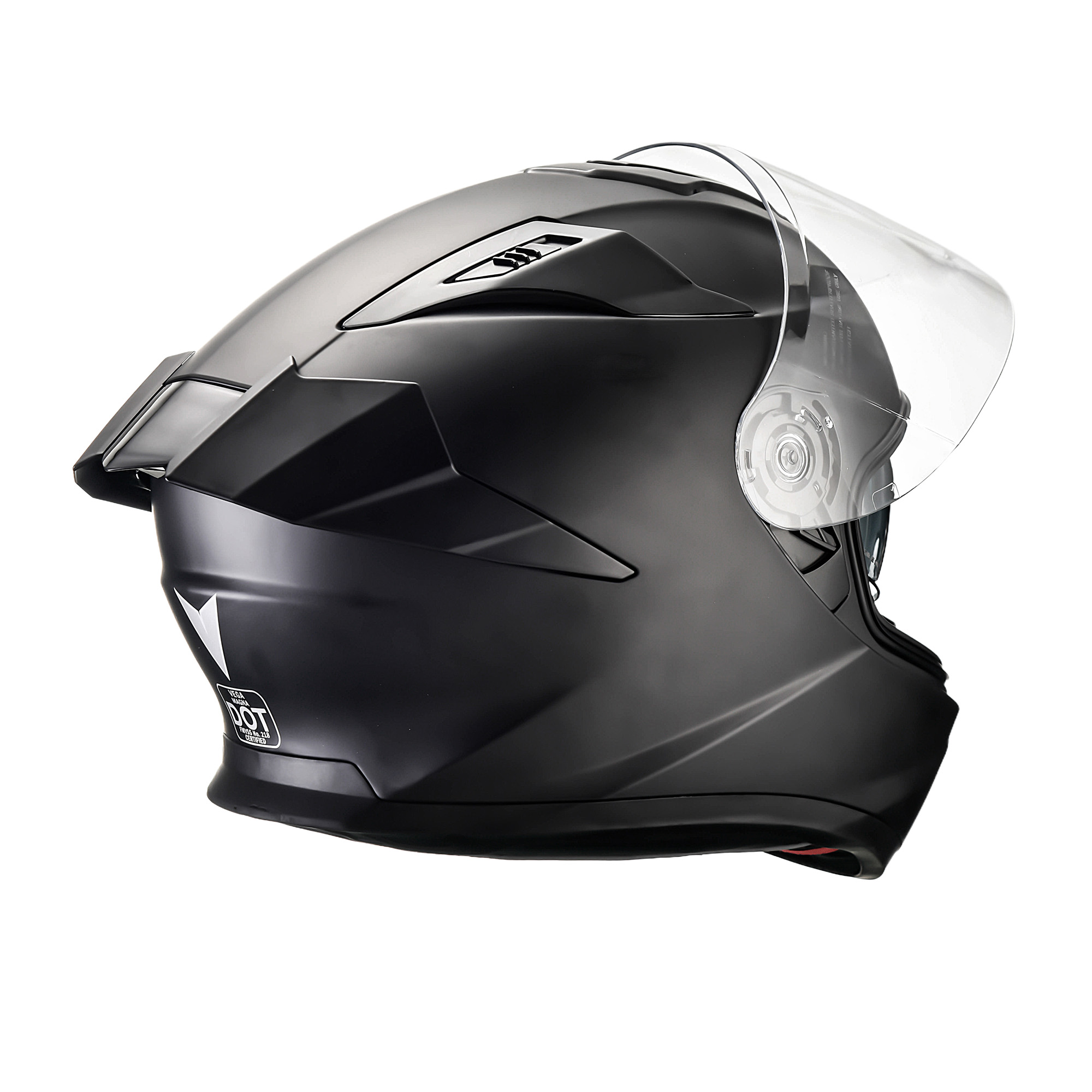 CASCO VEGA HOLESHOT GT MATTE BLACK - Imagen 3