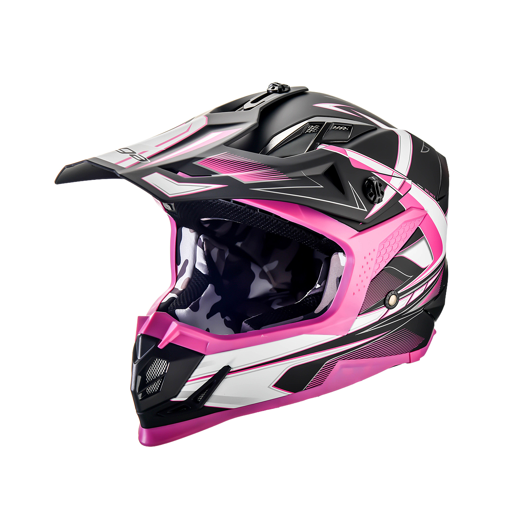 Casco MCX II MATTE BLACK PINK GRAPHIC - Imagen 2