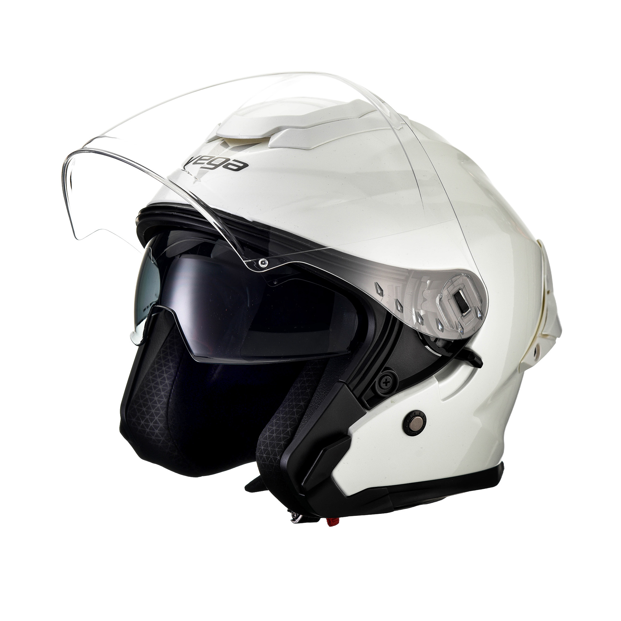 Casco MAGNA JET PEARL WHITE - Imagen 2