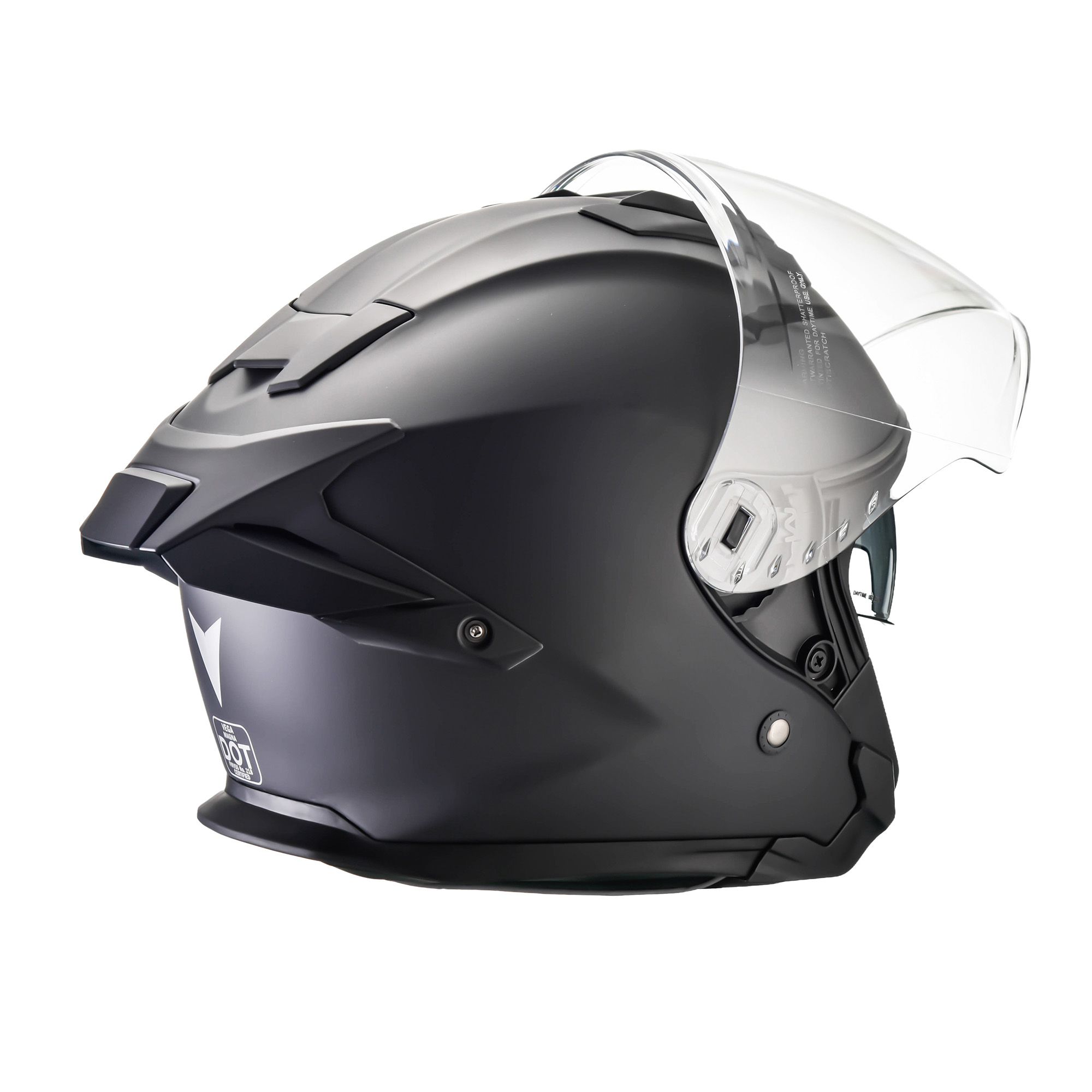 Casco MAGNA JET MATTE BLACK - Imagen 3