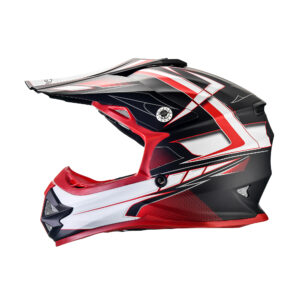 Casco MIGHTY YOUTH KIDS NIÑOS MATTE BLACK RED