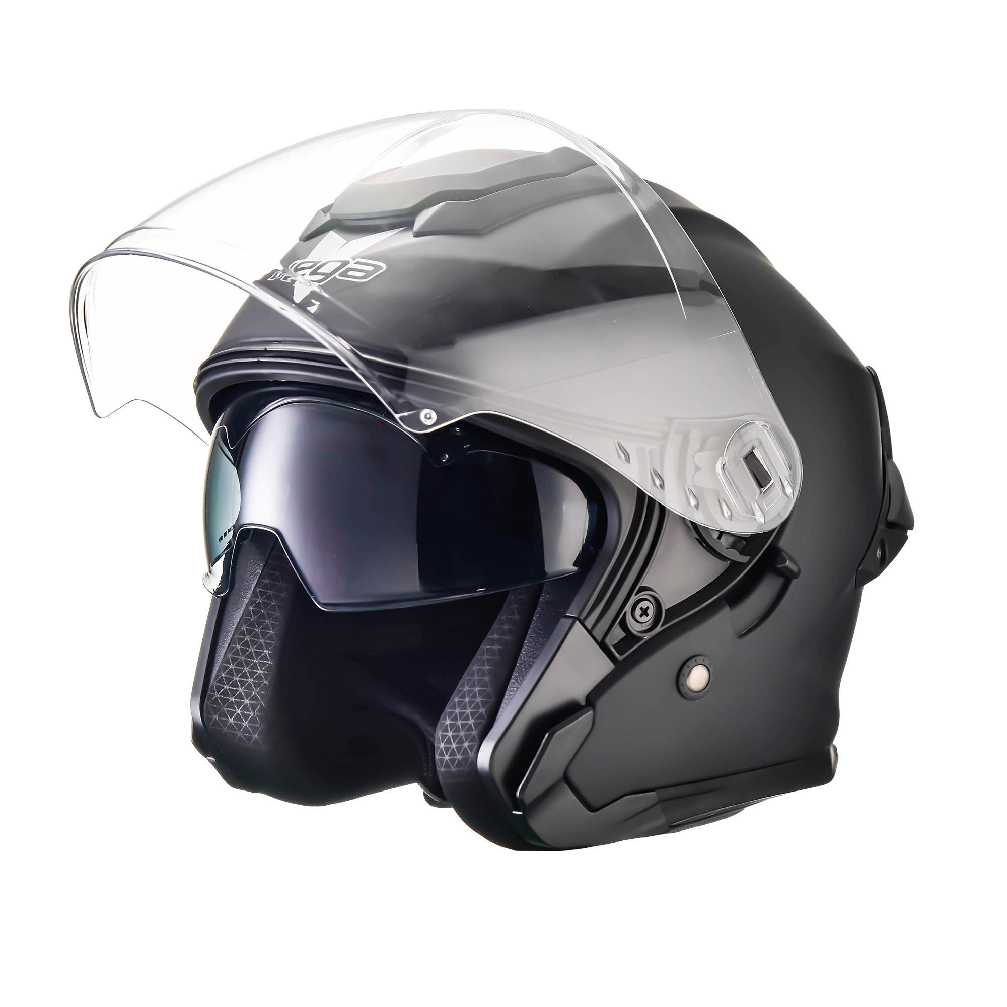 Casco MAGNA JET MATTE BLACK - Imagen 2