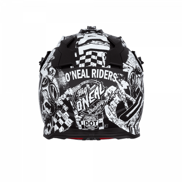 Casco Youth 2 Series RL 2.0 RIDER BLACK WHITE - Imagen 3