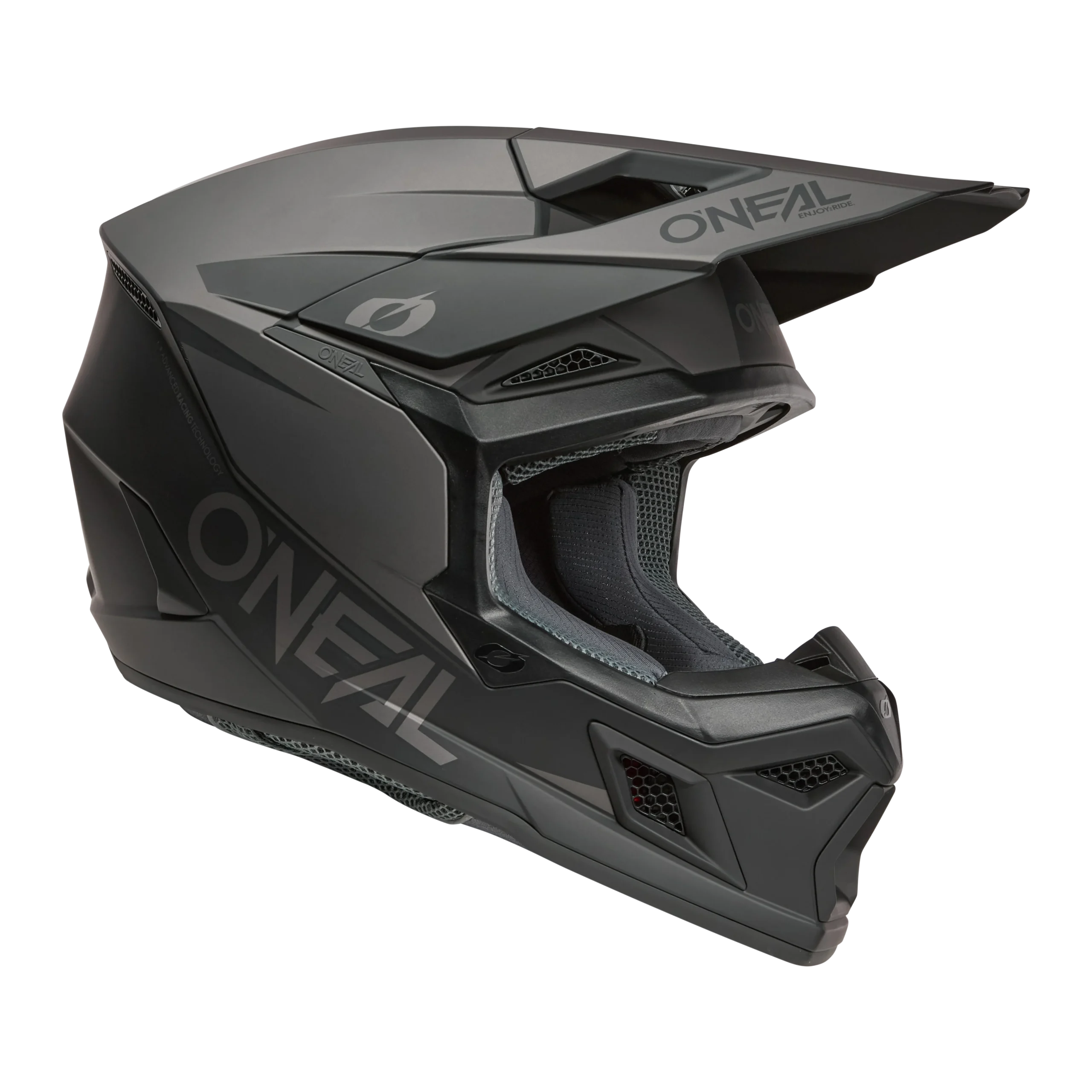 Casco 3 Series SOLID Black Gray - Imagen 2