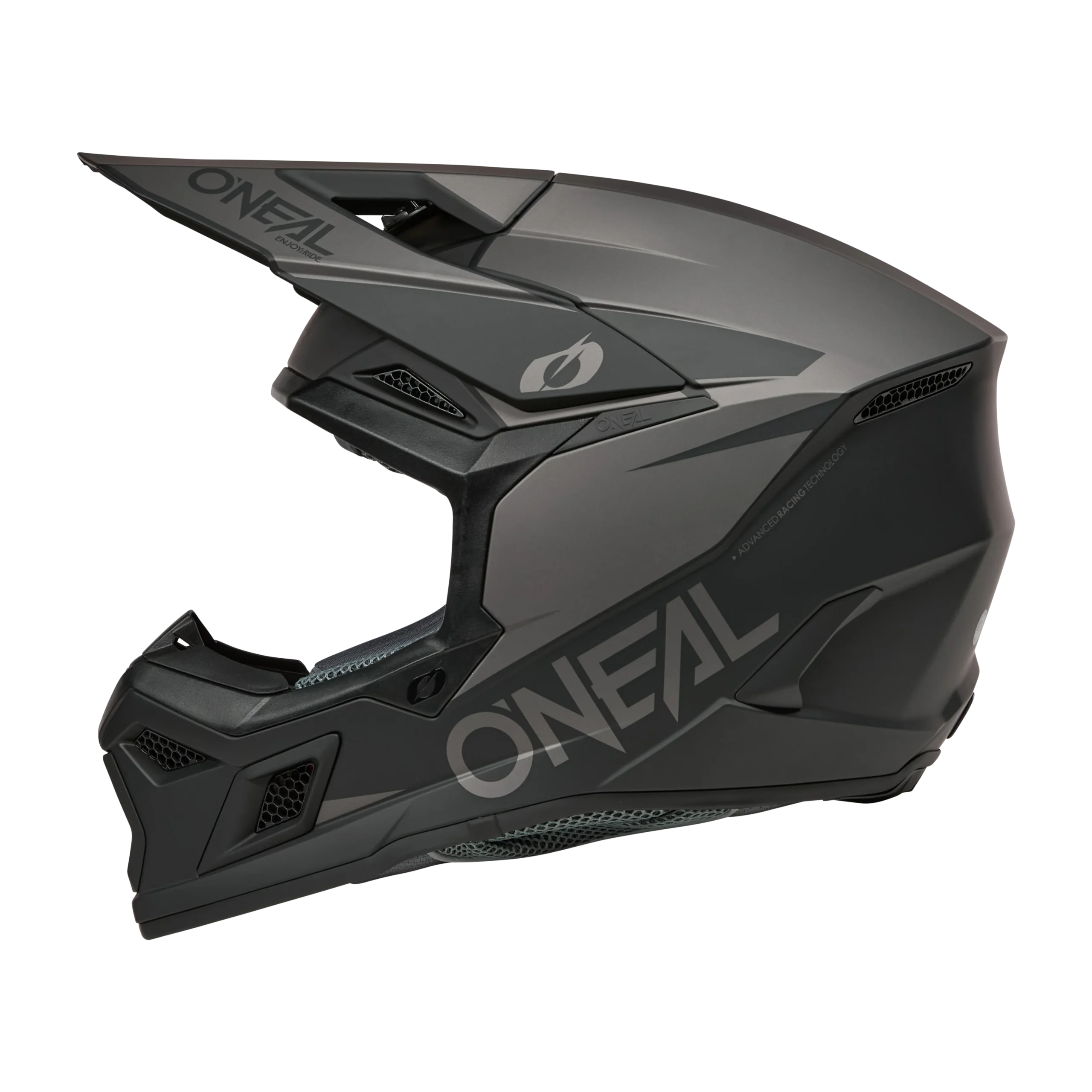 Casco 3 Series SOLID Black Gray - Imagen 3