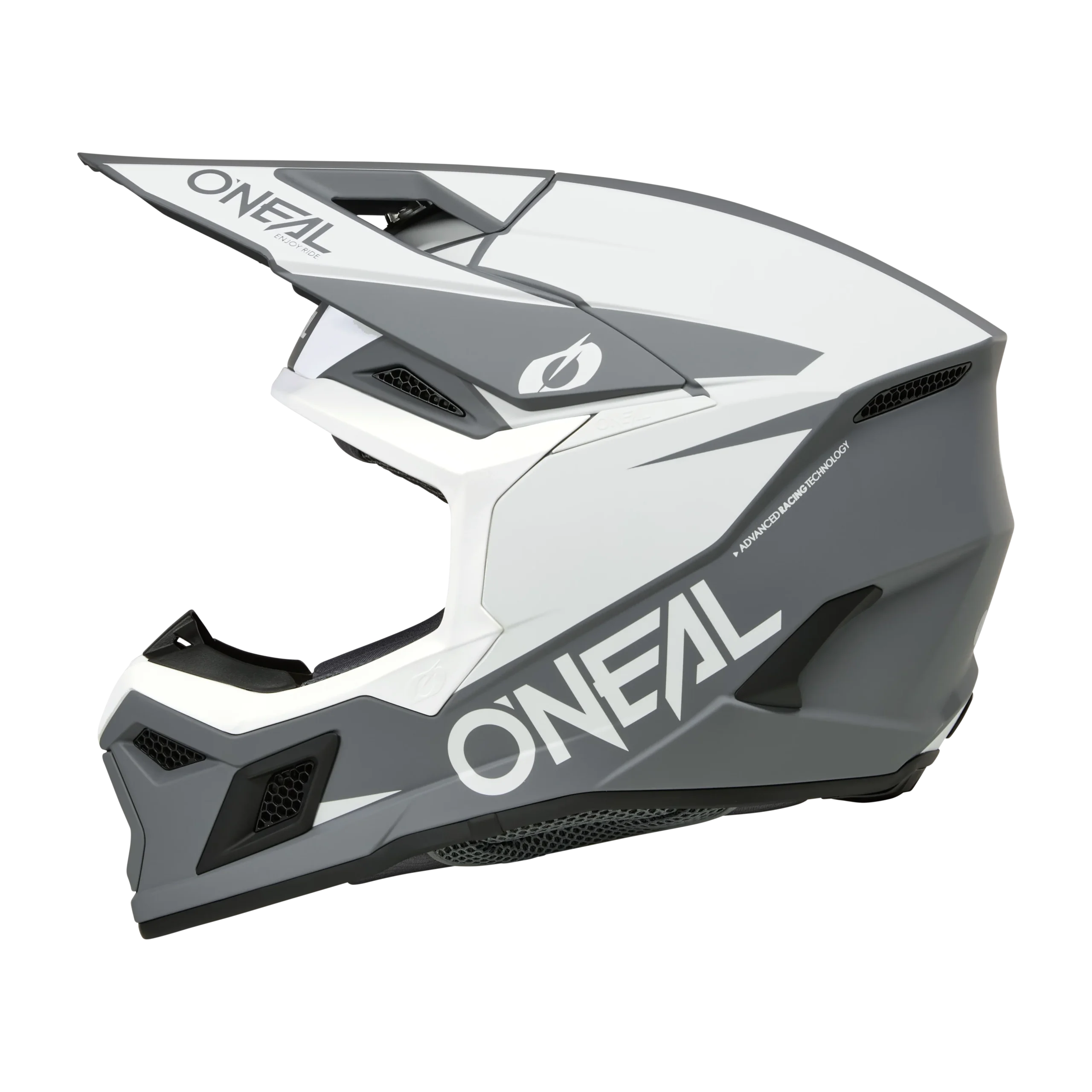 Casco 3 Series SOLID White Gray - Imagen 3