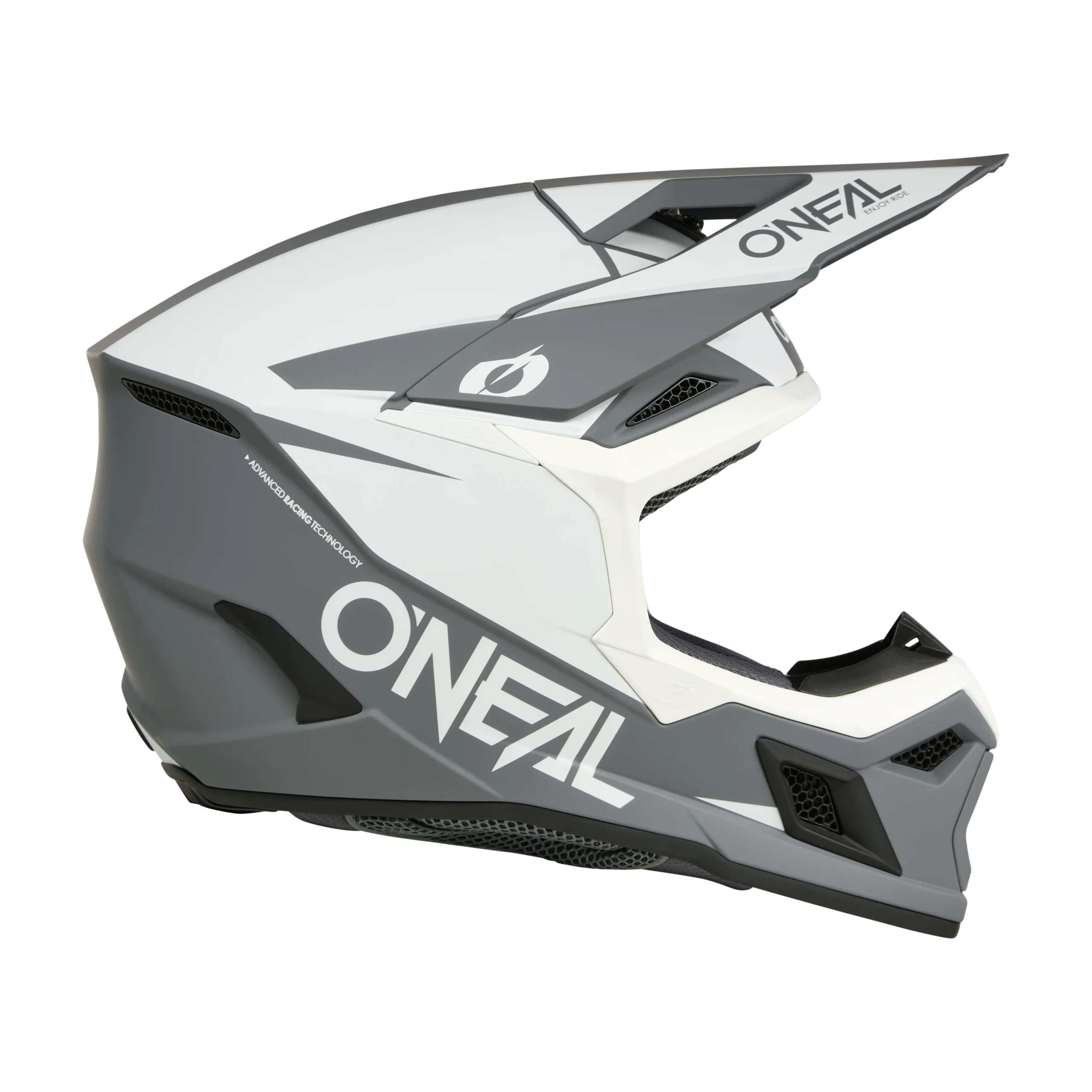 Casco 3 Series SOLID White Gray - Imagen 4