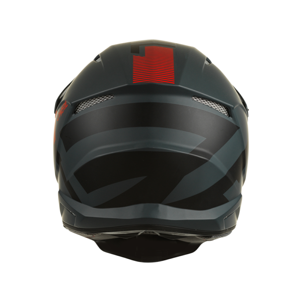 Casco 3 Series VERTICAL BLACK RED - Imagen 3