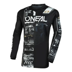 Jersey Element Niño ATTACK BLACK WHITE