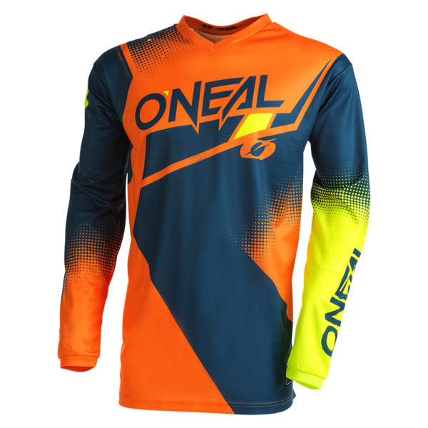 Jersey Element RACEWEAR BLUE ORANGE NEON YELLOW