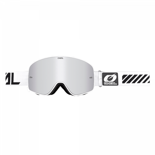 Antiparras B-50 FORCE white mirror silver